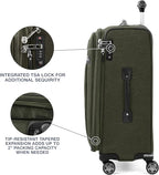 Travelpro Platinum Elite Softside Expandable Checked Luggage, 8 Wheel Spinner - Image 3