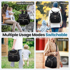 4 in 1 Convertible Diaper Bag Backpack, Waterproof Baby Diaper Bag - Image 3