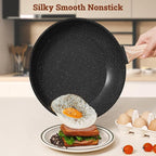 17 Pcs Pots and Pans Set Non Stick Kitchen Cookware Sets Nonstick Induction - Image 3
