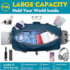 Canway 115L Travel Duffel Bag, Foldable Weekender Bag - Image 3
