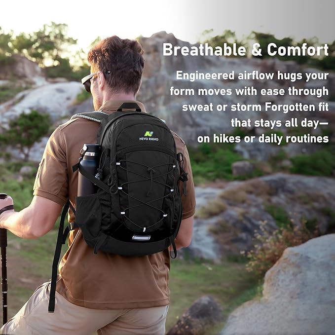 N NEVO RHINO Hiking Backpack 20L Water Resistant Outdoor Day Pack, Lightweight - Image 5