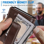 Wallet for Men with Money Clip Coins Pocket ID Window Gift Boxed, Slim Smart - Image 6