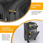 3-Piece Softside Expandable Luggage Set - Image 3