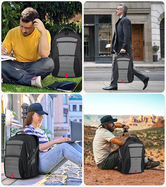 Extra Large Laptop Backpack for Men, Travel Backpack, Big Backpack, 50L Water - Image 8