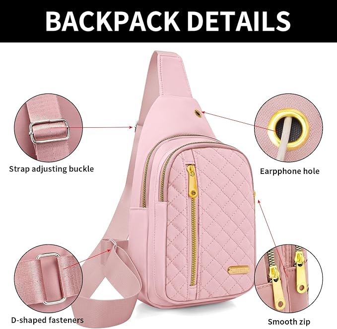Small Sling Bag For Women Men Casual Crossbody Sling Backpack - Image 5