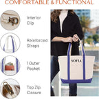 CB STATION Medium Classic Canvas Tote Bag - Image 3