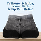 5 STARS UNITED Seat Cushion for Tailbone Pain Relief – Large Memory Foam - Image 2