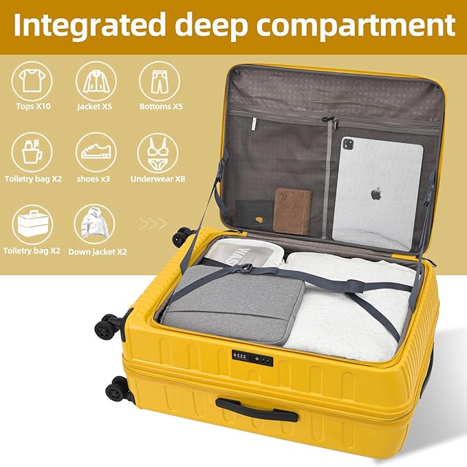 2 Pieces 20/29 Luggage Sets, 20 Inch Cabin Luggage - Image 6