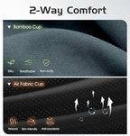 Bluetooth Sleep Mask, 2 in 1 Bamboo Cotton 3D Sleeping Headphones - Image 3