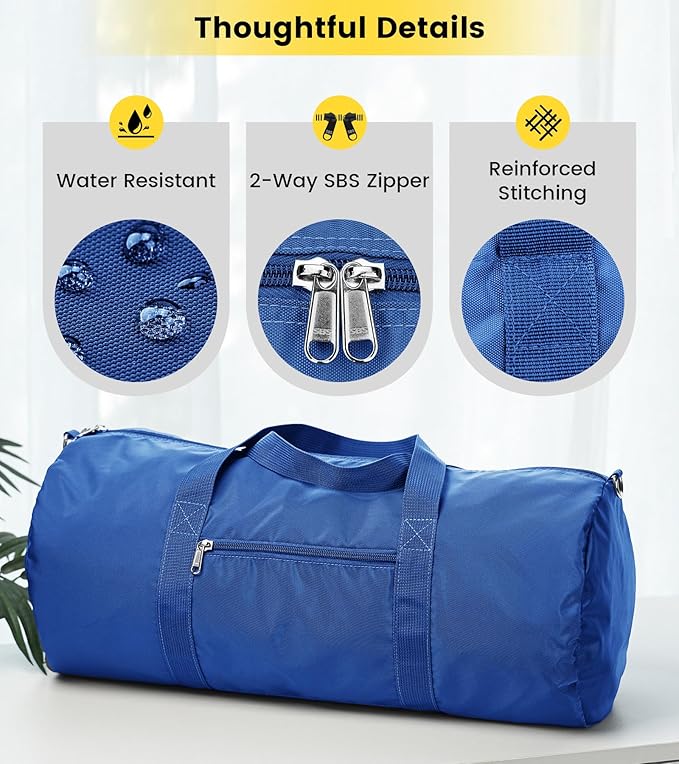 Vorspack Duffel Bag 20-24-28 Inches Foldable Gym Bag - Image 5