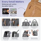 RUVALINO Diaper Bag Backpack, Large Capacity, Waterproof - Image 6