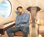 BlueHills Premium Soft Travel Blanket Pillow Airplane Flight Blanket Throw in - Image 9