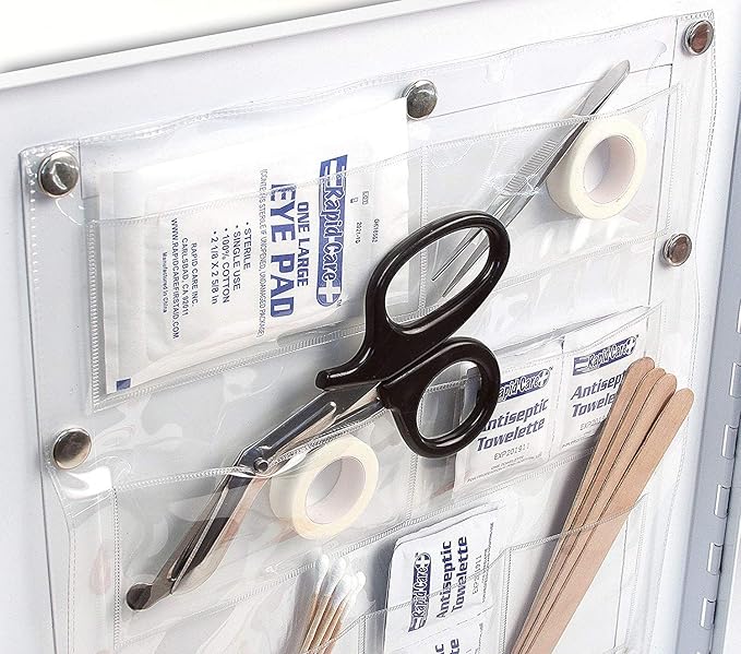 Rapid Care First Aid 80098 3 Shelf All Purpose First Aid Kit Cabinet, Class A+ - Image 6