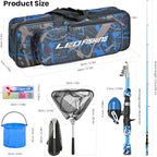 LEOFISHING 2 Set Kids Fishing Pole Set - Image 3