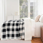 PU MEI Sherpa Fleece Throw Blanket 60" x 80" Reversible Plush Fluffy Large Big - Image 6