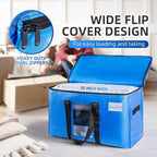 TAILI Extra Large Moving Bags, 12 Pack Blue Heavy Duty Totes - Image 4