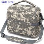 FlowFly Kids Double Decker Cooler Insulated Lunch Bag Large Tote - Image 6