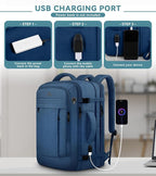 60L Big Capacity Carry On Laptop Backpack Large Travel Backpack - Image 5