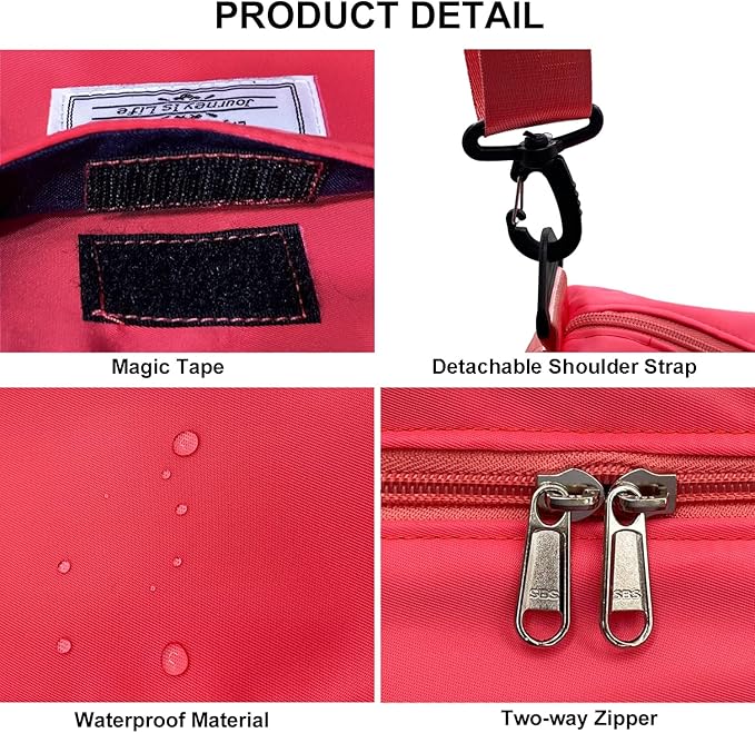 Travel Duffle Bag, Waterproof Sport Tote Gym Bag - Image 5