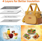 Lifewit Medium Lunch Bag Insulated Lunch Box Soft Cooler Cooling Tote - Image 2