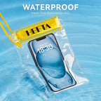 HEETA 5-Pack Clear Waterproof Dry Bag, Water Tight Cases Pouch Dry Bags - Image 2