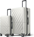 Luggage Sets 2 Piece, Carry On Luggage Airline Approved, Large Checked Trunk by NINETYGO