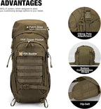 Mardingtop 50L Hiking Backpack, Backpacking Backpack - Image 4