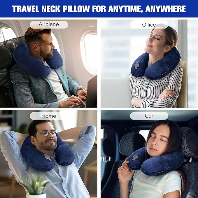 Rewondah Inflatable Travel Pillow - Image 4