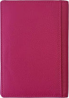 Personalized Monogrammed Bright Pink Leather RFID Passport Wallet - Image 6