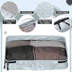 5 Pcs Packing Cubes for Suitcase Large Travel Cubes Carry on Luggage Organizer - Image 4