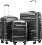 Coolife Luggage Expandable Suitcase 3 Piece Set by COOLIFE