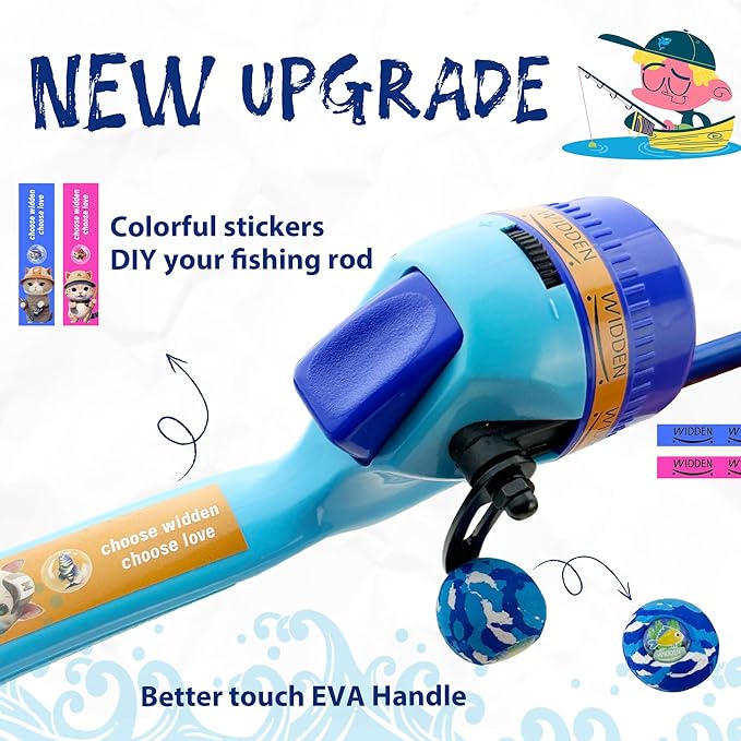 Kids Fishing Pole, Telescopic Fishing Rod, Toddler Collapsible Fishing Rod and - Image 7