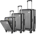 Luggage Sets 3 Piece, ABS Lightweight 20in/24in/28in Luggage, Expandable Carry by SONSENAI