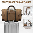 Travel Duffle Bag for Men, Heavy Duty Canvas Duffle Bag, Carryon Bags for - Image 6