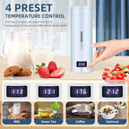 Travel Electric Kettle Portable Small Mini Tea Coffee Kettle Water Boiler - Image 3