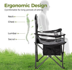 ALPHA CAMP Oversized Camping Folding Chair - Image 3