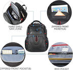 KROSER TSA Friendly Travel Laptop Backpack 17.3 inch XL Computer Backpack - Image 4