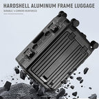 UrbanExplorer 24 Inch Check-In Aluminum Frame Luggage, ABS+PC Hard Shell - Image 6