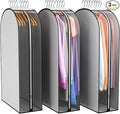 10" Gusseted Garment Bags for Hanging Clothes 40" Suit Bags for Open Closet by Liuoud