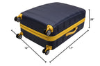 Melbourne Hardside Expandable Spinner Wheel Luggage (Navy / Checked Large 28")