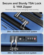 Luggage Sets 2 Pieces, 20 Inch Carry On Luggage and Expandable 28 Inch Checked - Image 5