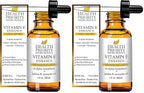 Health Priority Naturals|Organic Vitamin E Oil for Skin/Scars - 30,000 IU, 1 Fl Oz - Handmade in South Carolina, Non-GMO, Gluten/Cruelty Free, Vegan - Lavender Scented (Pack of 2)