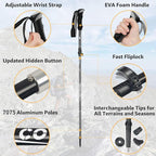 Covacure Trekking Poles Collapsible Hiking Poles - Image 3