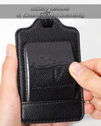 Teskyer Luggage Tags, 3 Pack Premium PU Leather Luggage Tags - Image 3