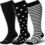 LEVSOX Wide Calf Compression Socks by Levsox