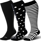 LEVSOX Wide Calf Compression Socks by Levsox