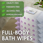 Nurture XL Antibacterial Body & Hand Wipes | Alcohol-Free Antiseptic Wet - Image 8