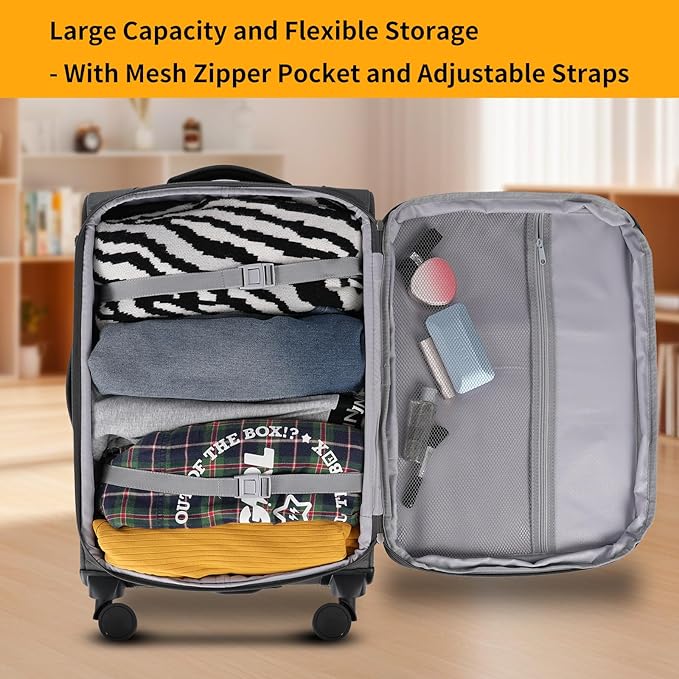 3-Piece Softside Expandable Luggage Set - Image 5