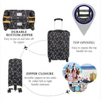 Explore Land Travel Luggage Cover Suitcase Protector Fits 27-30 Inch Case - Image 3