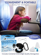 Ear Plugs for Airplane Pressure Relief, 2 Pairs Kids 6+, Adults/Small Canal - Image 6